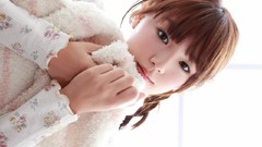 Japanese asians bangs models Ai Shinozaki