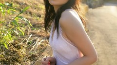 Japanese asians black lingerie Ako Masuki