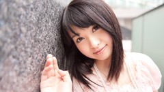 Japanese asians idol models black hair Nozomi Aiuchi