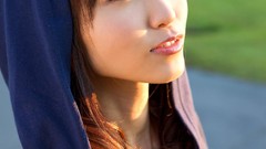 Japanese asians models hooded Risa Yoshiki