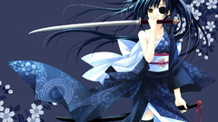 Japanese clothes anime girls