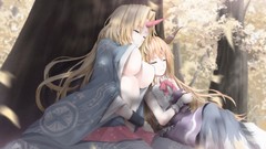 Japanese clothes anime girls