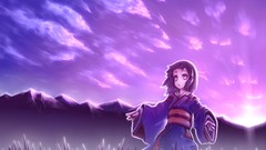 Japanese clothes anime girls