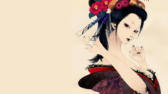 Japanese clothes Simple Background