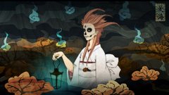 Japanese ghosts lanterns artwork Japanese clothes