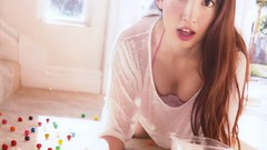 Japanese Girl and Geisha Friend