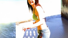 Japanese hello lingerie models Leah Dizon scans