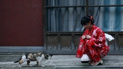 Japanese kimono asians magazines bangs models Japanese clothes 