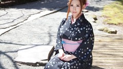 Japanese kimono asians models Japanese clothes Ai Sayama