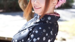 Japanese kimono cities idol models Japanese clothes Ai Sayama