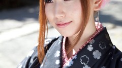 Japanese kimono cities idol models Japanese clothes Ai Sayama