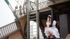 Japanese maids models cosplay Lenfried