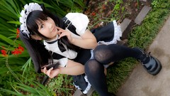 Japanese maids models pangya kooh cosplay Lenfried