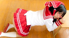 Japanese Mark school uniforms models hakurei reimu touhou 