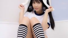 Japanese models animal ears pangya kooh cosplay knee socks 