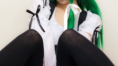 Japanese models kochiya sanae touhou cosplay Lenfried