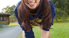 Japanese models Risa Yoshiki