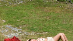 Japanese models Risa Yoshiki