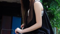 Japanese models Shoko Hamada