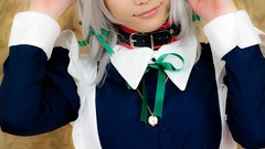 Japanese models touhou animal ears izayoi sakuya cosplay 