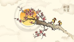 Japanese paintings artwork