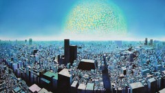 Japanese planets cityscapes artwork digital art