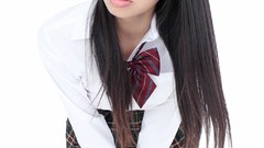 Japanese schoolgirls asians brunettes school uniforms Simple 