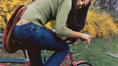 Jeans Bicycles grass Jordana