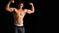 Jeans Men black background