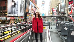 Jeans Times Square models ashley greene