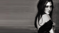Jennifer Connelly monochrome greyscale