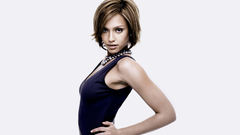 Jessica Alba Actress white