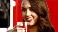 Jessica Alba faces Actress smiling