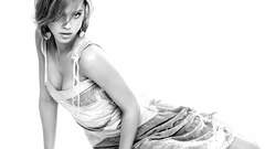Jessica Alba monochrome