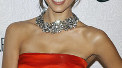 Jessica Alba red dress