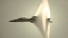 Jet aircraft sound barrier