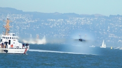 Jet fighter sound barrier