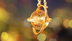 Jewelry pendant bokeh harry potter time travel