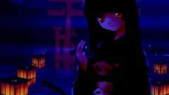 Jigoku shoujo enma ai Japanese clothes polychromatic