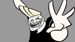 Johnny Bravo trollface