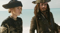 Johnny Depp Pirates of the Caribbean Keira Knightley Captain 