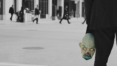 joker Batman The Dark Knight selective coloring depth of field