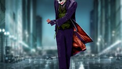 joker The Dark Knight Movies green hair Batman