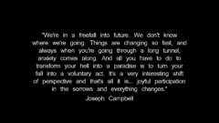 Joseph Campbell typographic portrait