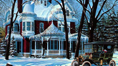 Joy Christmas old family togethering