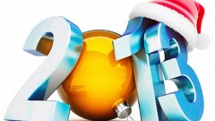 Joy happiness new year Triumph