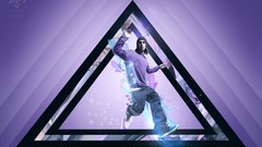 Jump Men light woman dancing German dancers Photo manipulation 