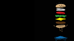 Jumping hamburgers Burger xermy