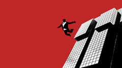 Jumping Mad Men Skyscrapers