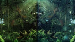 Jungle artwork far cry 3 insane Rorschach test Insanity rook 